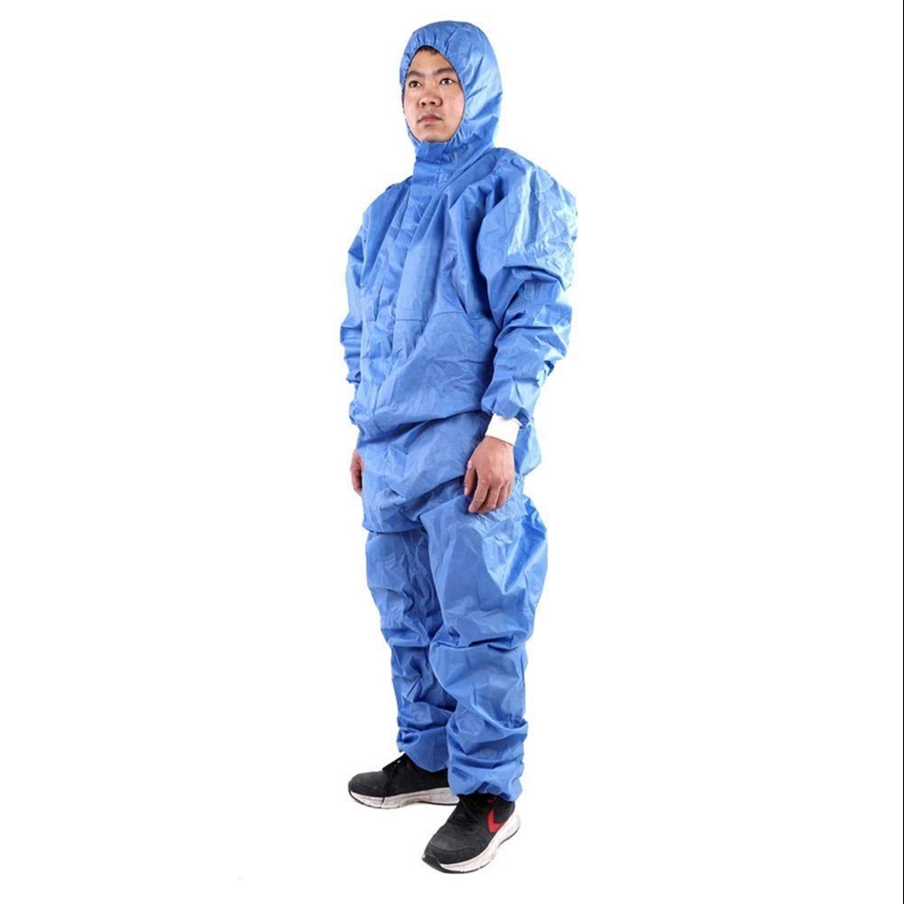 Polyester Overalls Protective Clothing boiler suits, For Industrial, Size: Large