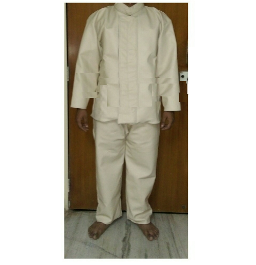 Chrome Leather Arch Welding Suit