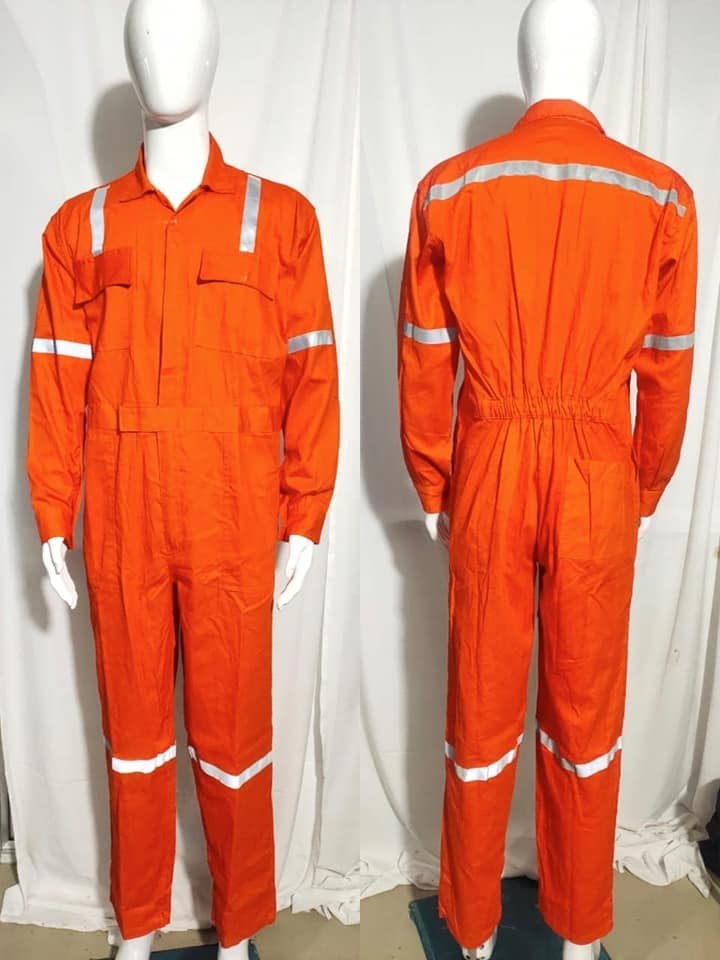 Cotton Boiler Suit Orange, For Industrial