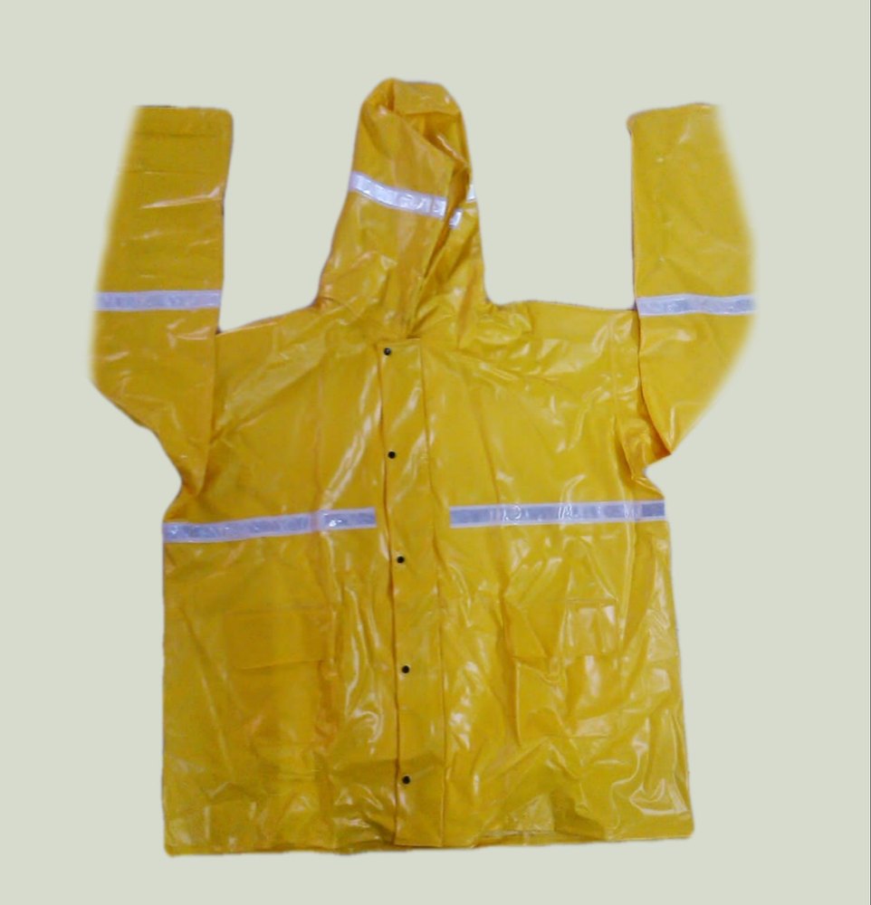 Yellow PVC Boiler Suit, For Safety, Size: Large