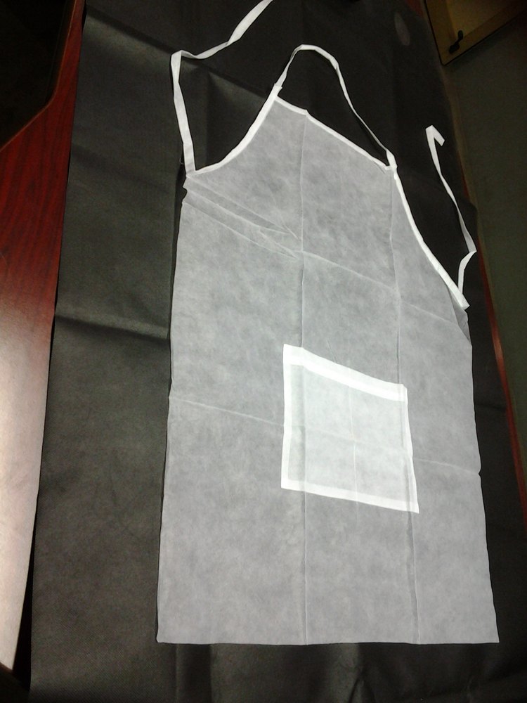 Shree Fabrics Front Side Apron Disposable Apron, Packaging Type: Poly Bag, Size: 30 X 22 Inch