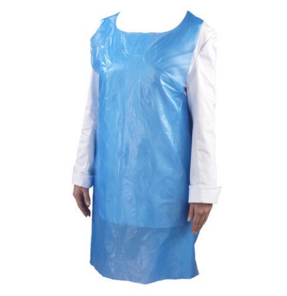 PE Plain Disposable Plastic Apron, For Hospital