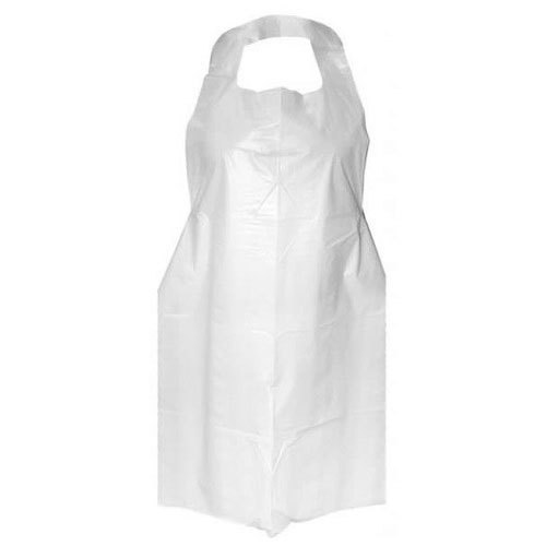Plain PE Disposable Plastic Apron, For Safety & Protection, Size: Large