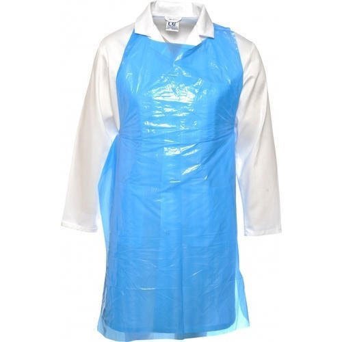 PE Plain Disposable Plastic Apron, for Hospital, Size: S-L