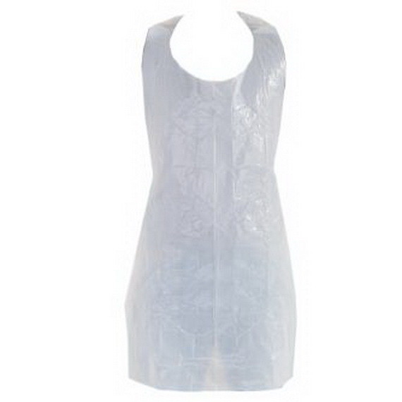 White Polythene Disposable Plastic Apron, For Kitchen, Size: Medium