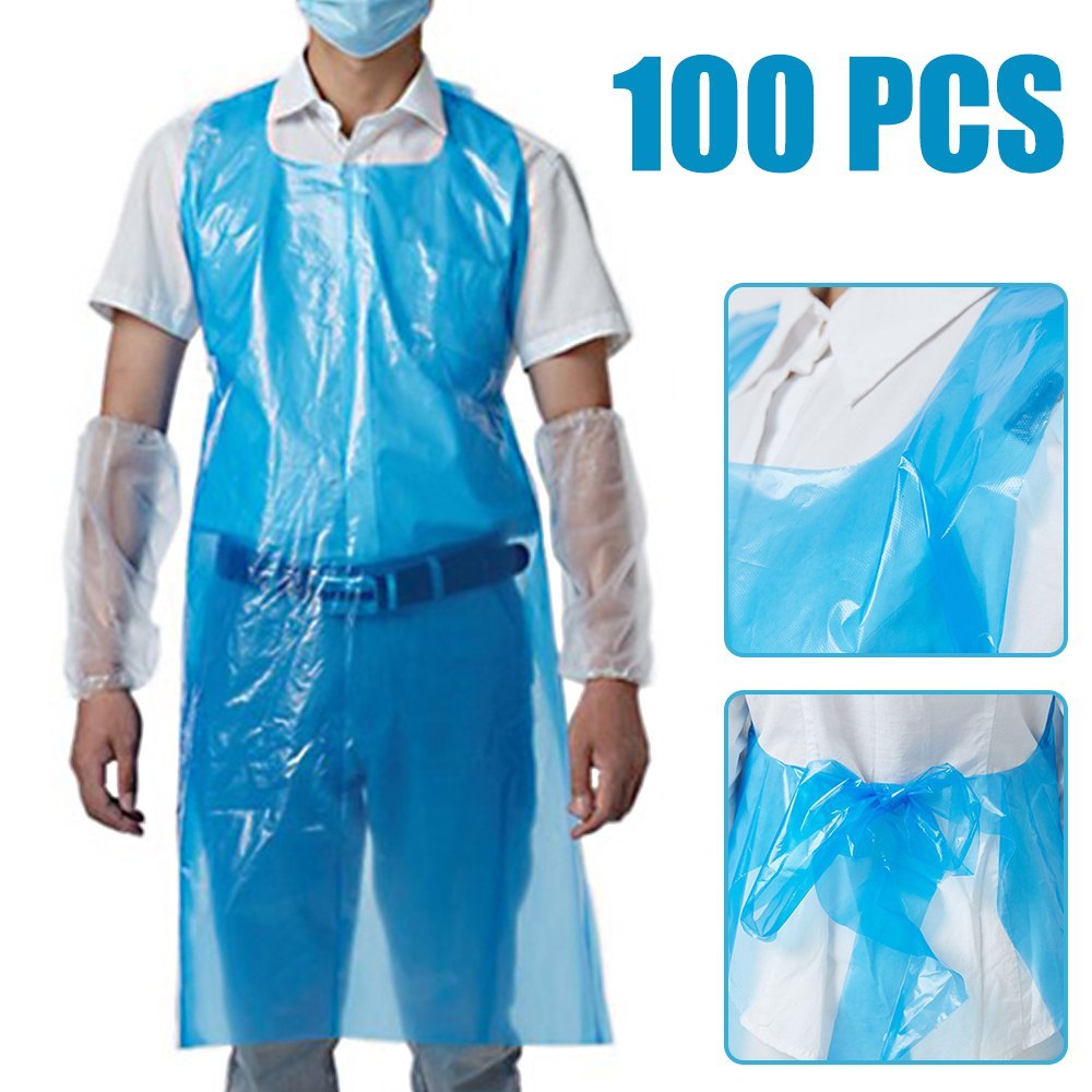Plastic Apron For Food Industries, Hospitals, Hotels 50 Pieces Per Packet