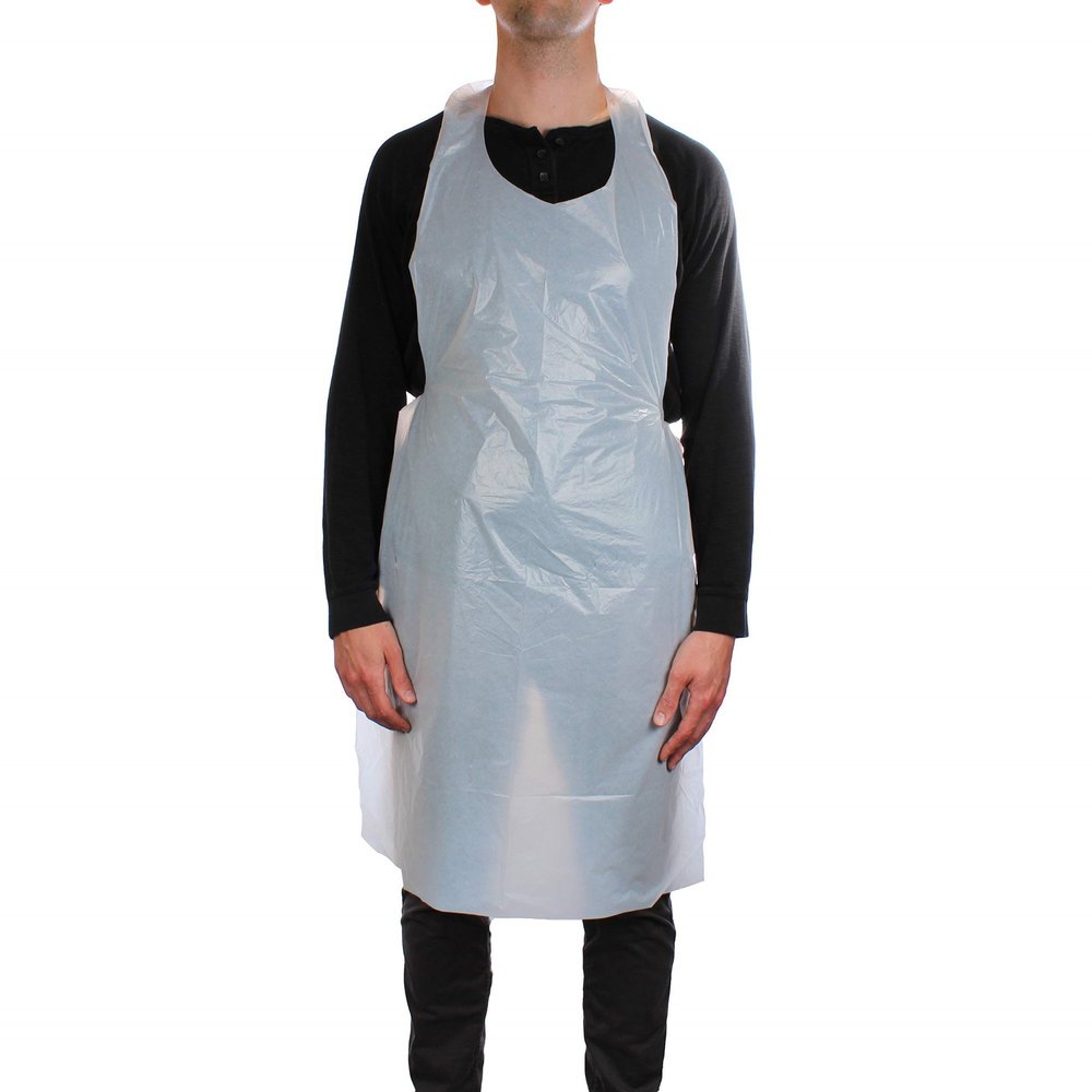 Blue Disposable Plastic Apron, For Safety and Protection, Size: Medium