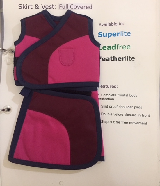 Pink Skirt & Vest Lead Apron