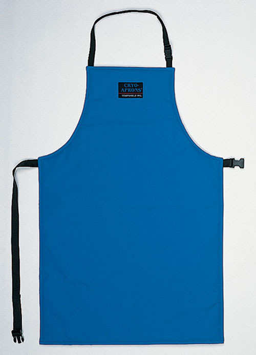 Blue Nylon Cryogenic Apron, Size: 24inches To 48 Inches