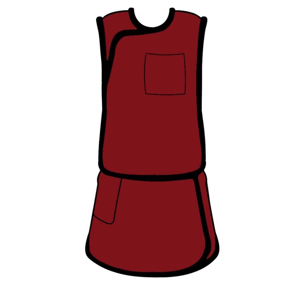 xena shield Skirt And Vest Overlap Lead Apron, Size: Free Size
