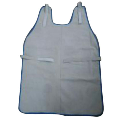Plain White Leather Apron