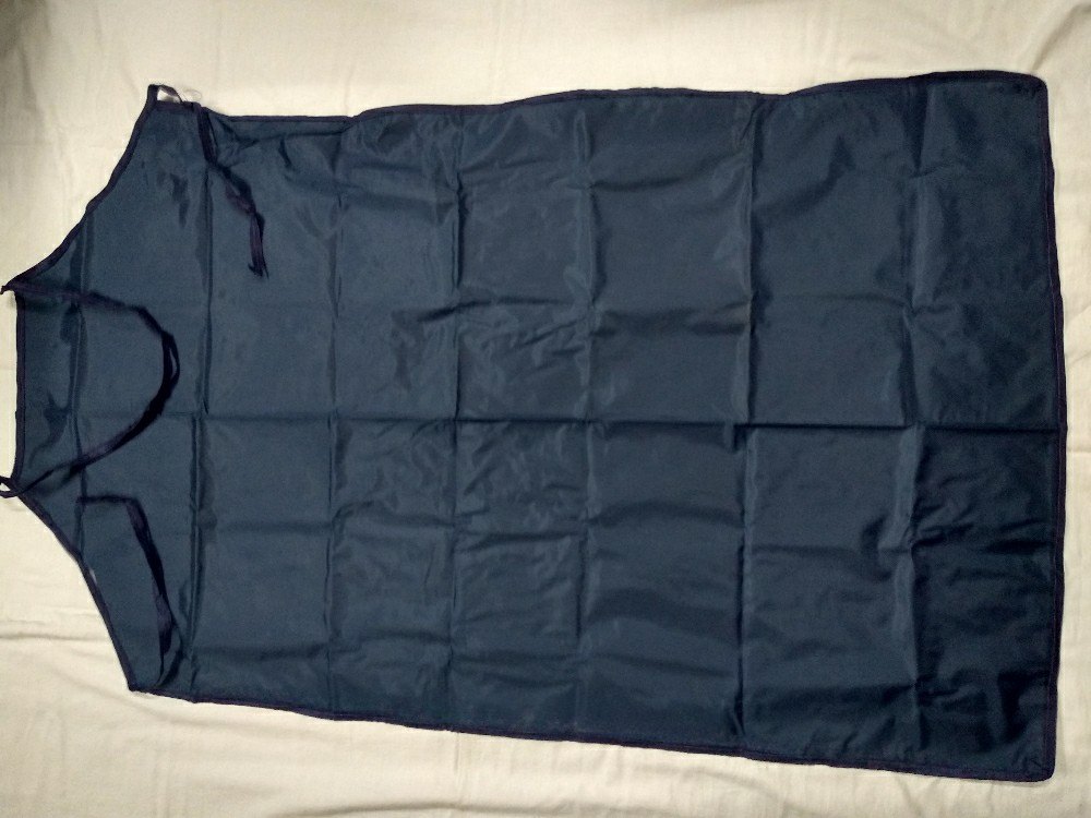 PE Black Plastic Apron, For Kitchen, Size: Large