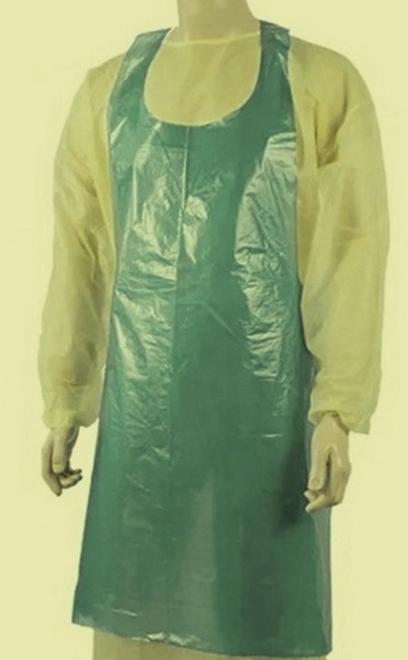 PE Blue Medical Plastic Apron, For Safety & Protection, Size: Large