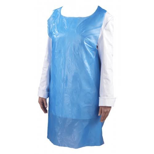 Polyester Blue Plastic Apron-ldpe (31\'\' X 51\'\'), For Safety & Protection, Size: Medium