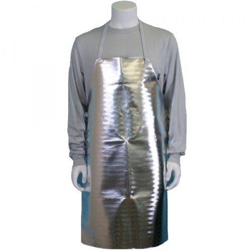 U-Safe Silver Aluminized Bib Style Apron, For Safety & Protection