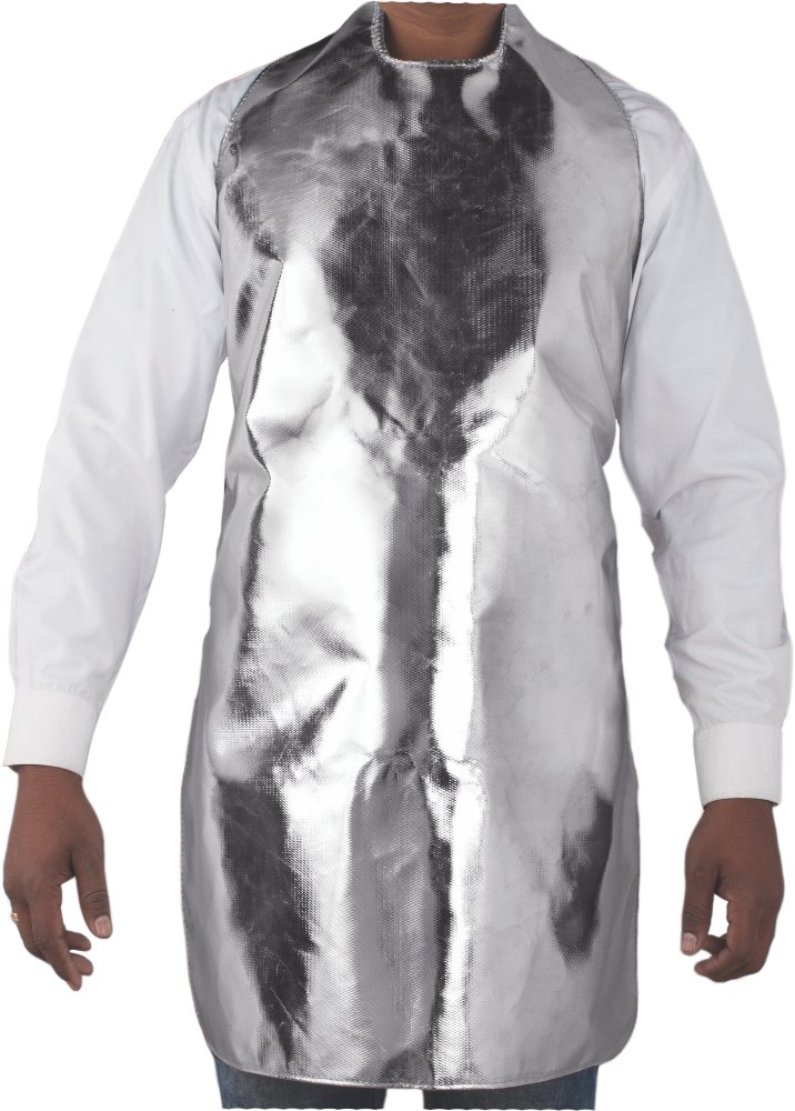 HI-Care Silver Aluminised Apron, For Steel, Foundry