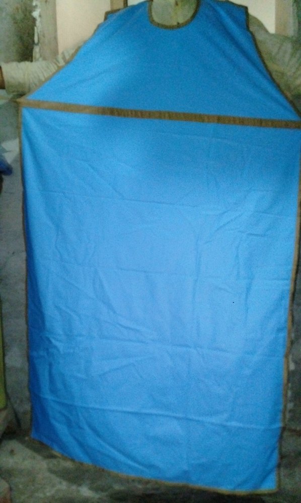 HME Blue PVC Apron (Rubber Coated), For Hospital, Size: Medium