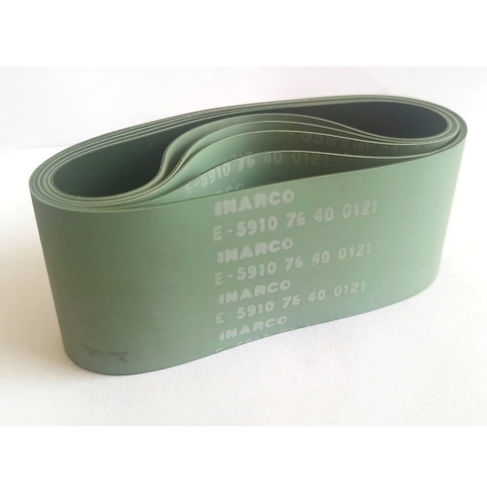 Light Green Rubber Perforated Apron, For Spinning Joints