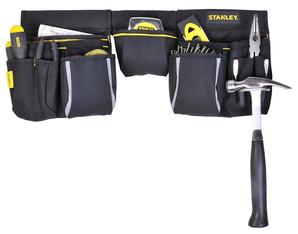 600 Denier Polyester BLACK STANLEY TOOL APRON STST511304