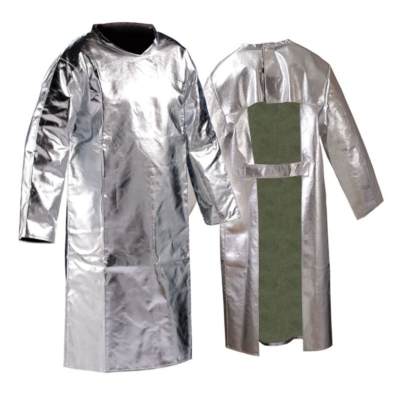 Aluminized Apron With Sleeves