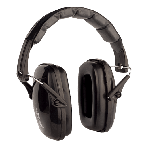 Black Plastic Venus H 555 Ear Muff, Square
