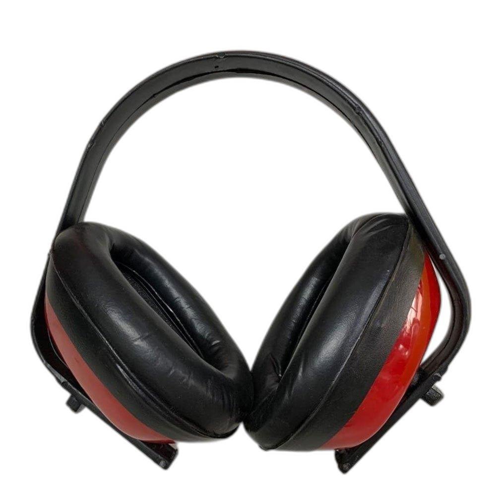 Black And Red Lightweight Safety Earmuff, Foldable