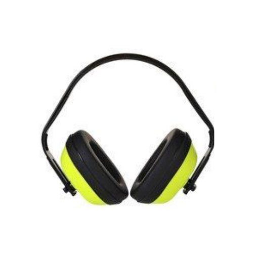 Black And Yellow Lightweight Earmuff, Packaging Type: Box