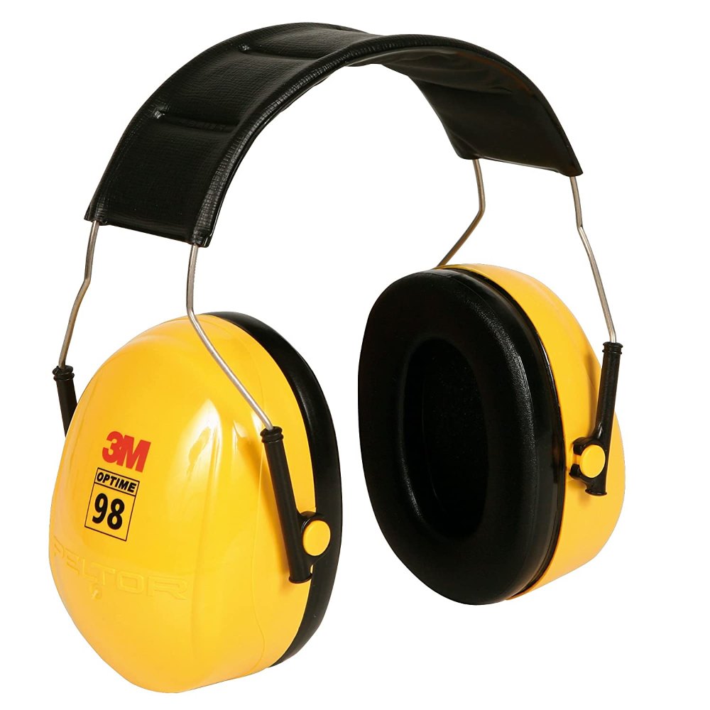 Yellow Lightweight Earmuff, For Noise Reduction, Size: Standard Size
