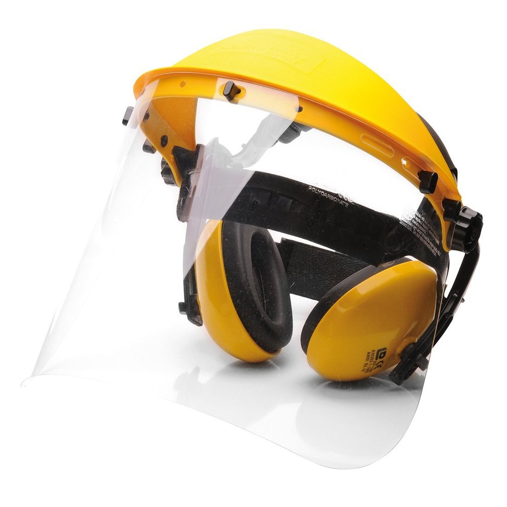 Polycarbonate Yellow Portwest Safety Helmet Ear Muff, Model Name/Number: PW90