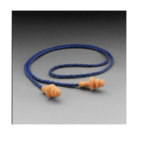 Orange Polyurethane 3M 1270 Reusable Ear Plug