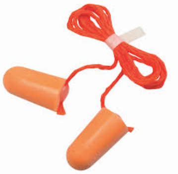 Orange and Red 3M 1110 Ear Plug