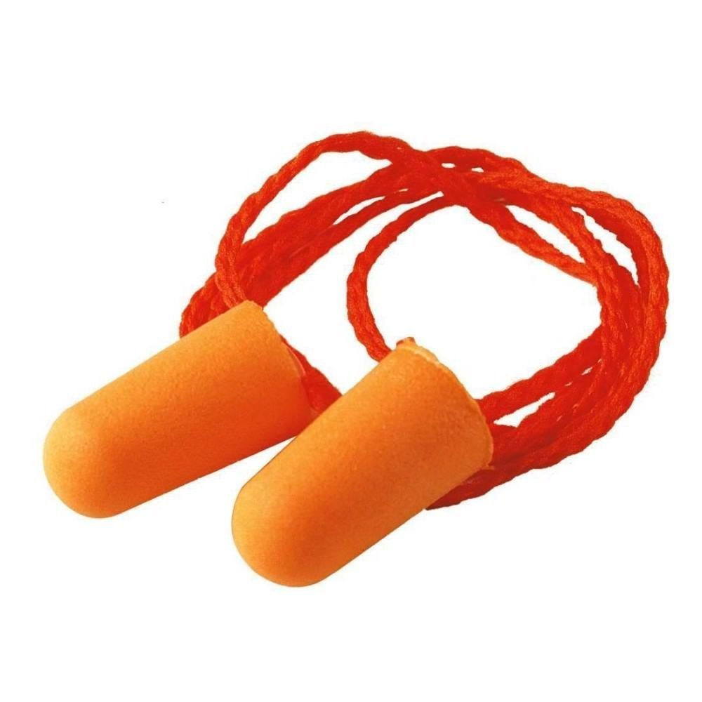 Orange Plastic Ear Plug, For Industrial