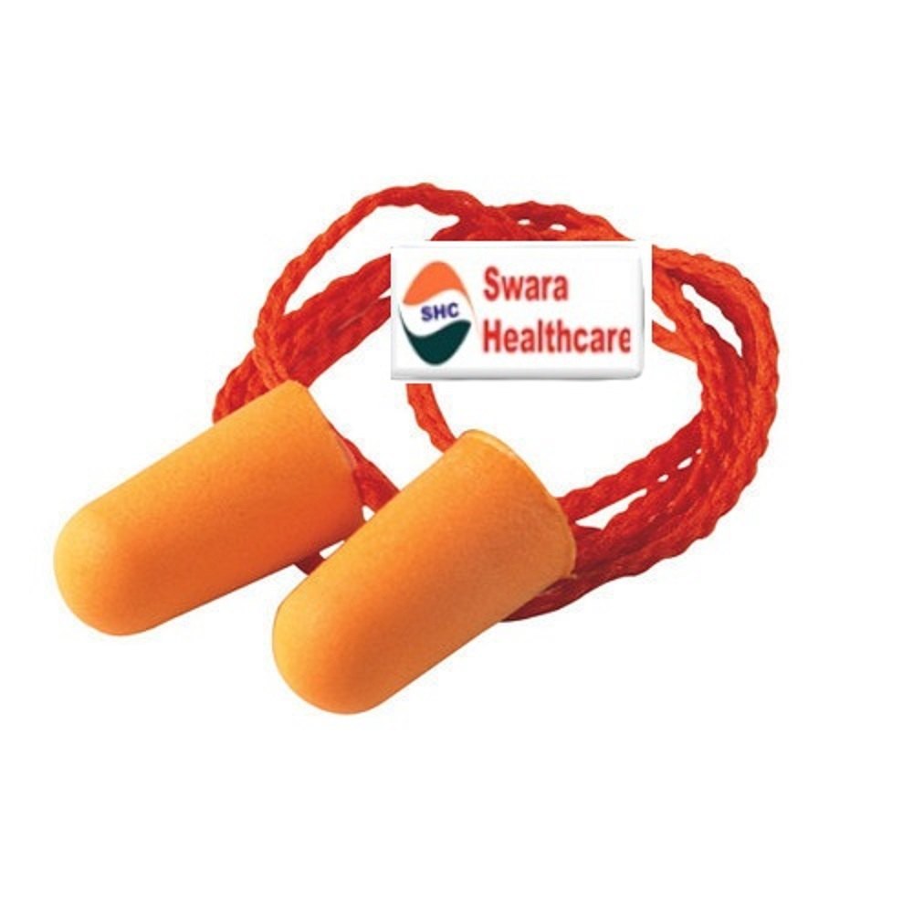 Orange Rubber Ear Plug Venus, For Industrial, Size: Regular