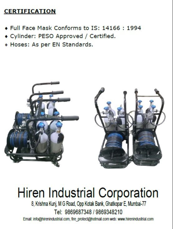 Carbon Fiber Self Contained Breathing Apparatus Set