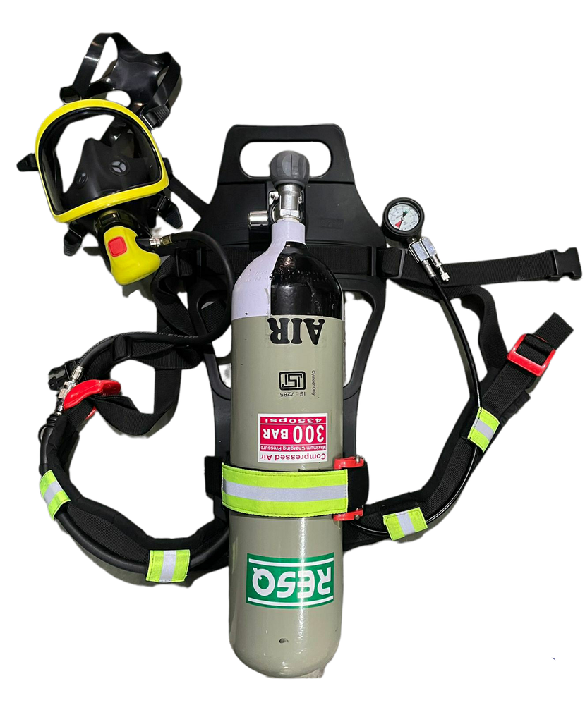 RESQ Mild Steel Air Breathing Apparatus - 300 BAR, Model Name/Number: Resq-deluxe