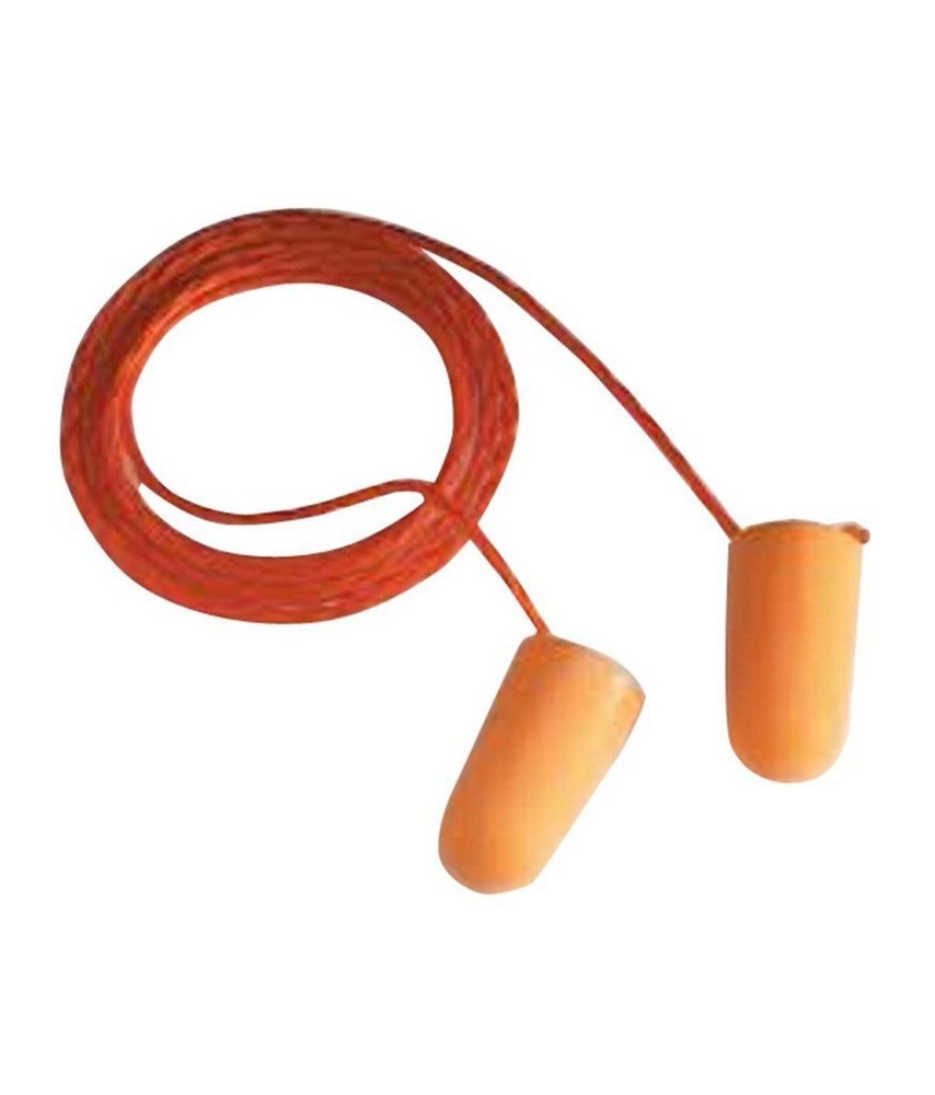 Orange Safety Ear Plug, for Noise Reduction, Size: 13 X 24 Mm