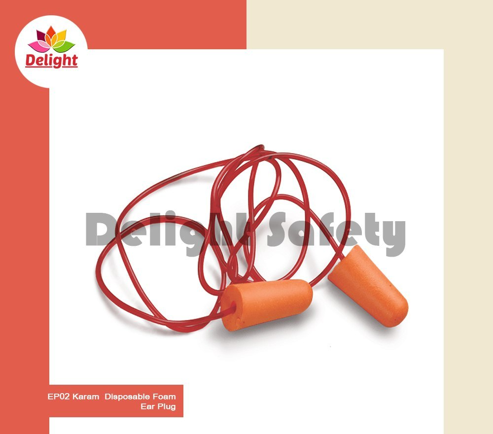 Orange Karam EP02 Disposable Foam Ear Plug, For Noise Reduction