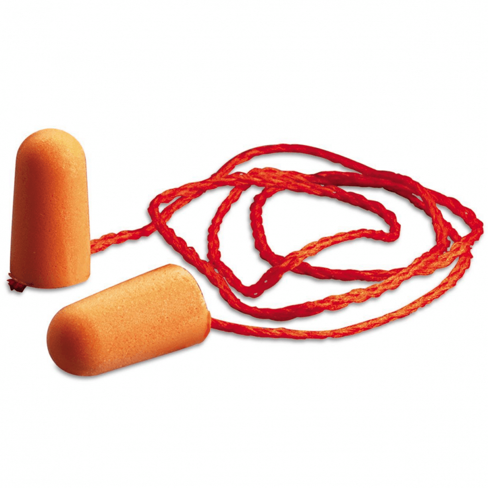 Orange Disposable Foam Ear Plug, For Noise Reduction