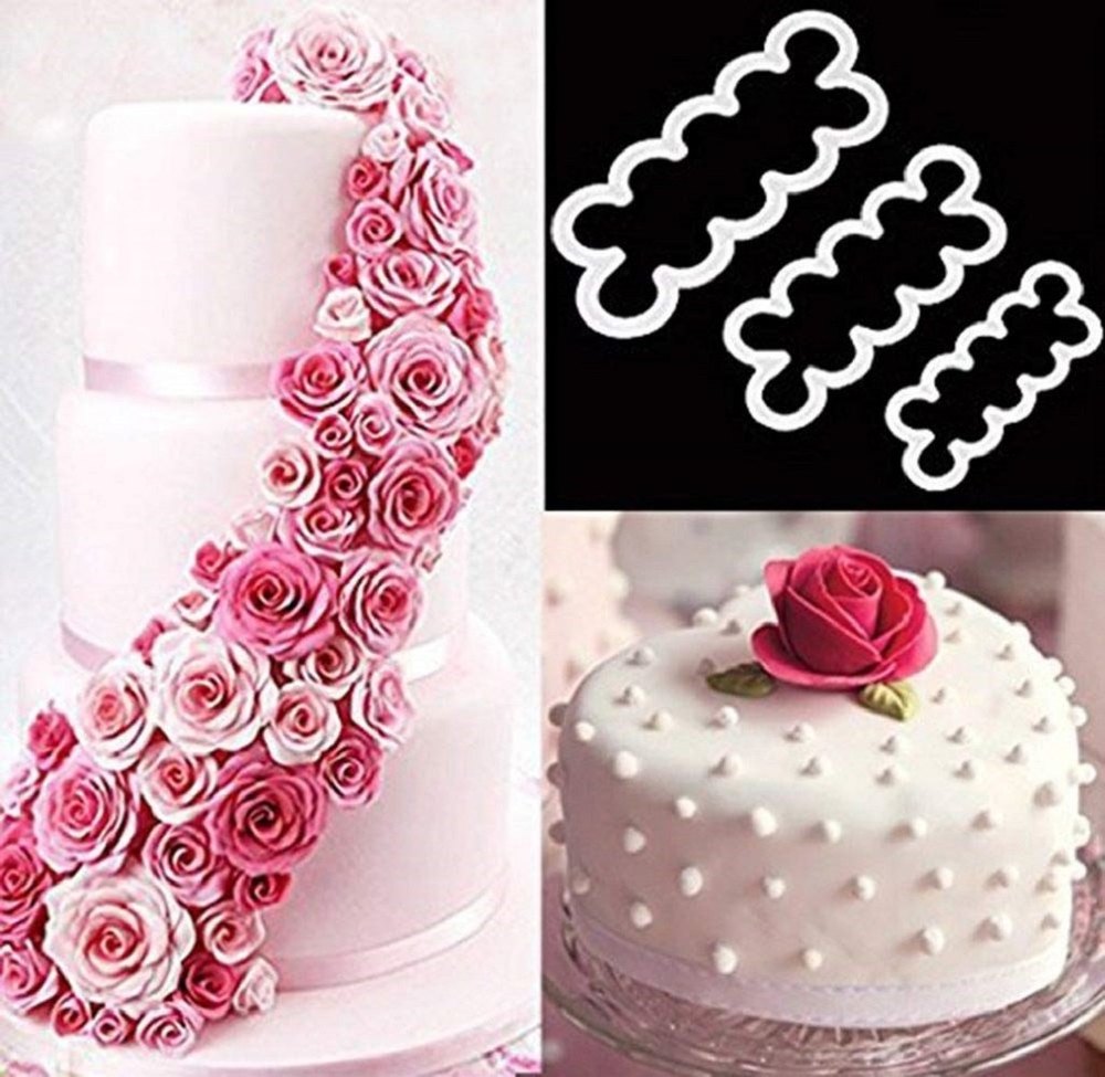 Gkart Set Of 3 Cake Decorating Gum Paste, For Home