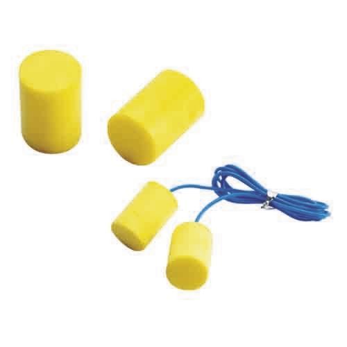 Impact Yellow Disposable Ear Plugs, For Industrial