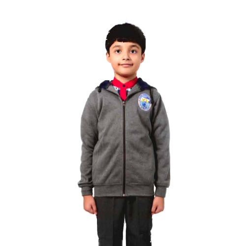 Grey Woollen Kendriya Vidyalaya Winter Jackets, For School