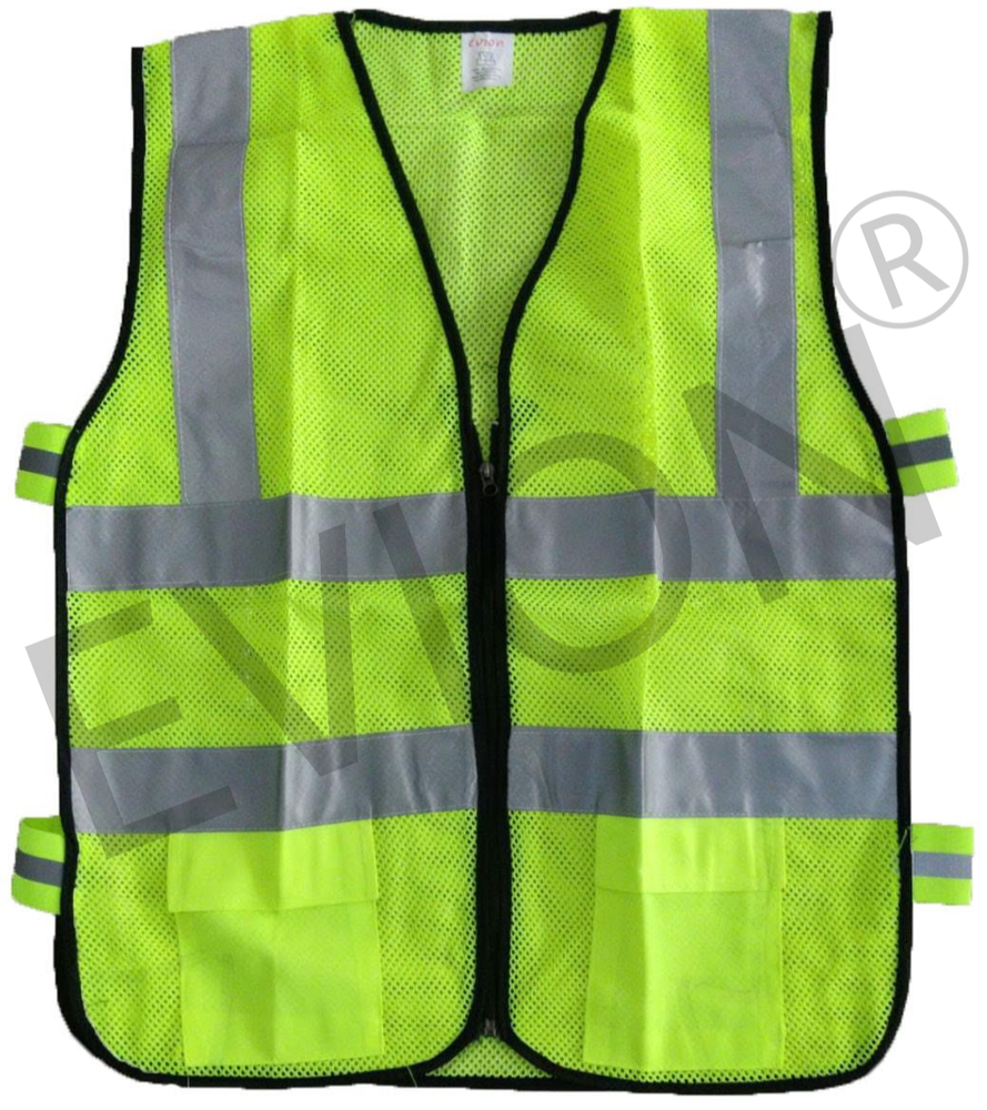 Unisex Polyester Evion High Visibility Reflective Jacket, Size: Free Size