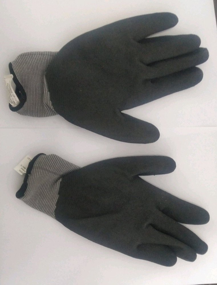 Nitrile Mallcom 13 Gauge Black Seamless Liner Gloves Pu Palm, For Safety