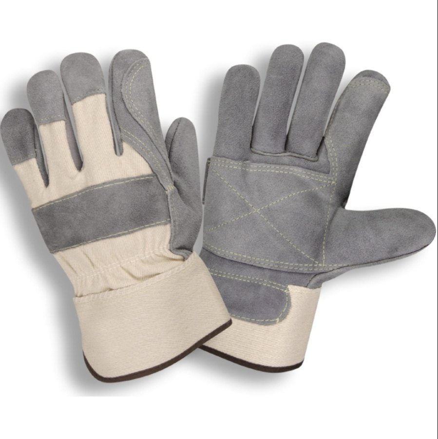Leather Rigger Split Canadian Double Palm Hand Gloves