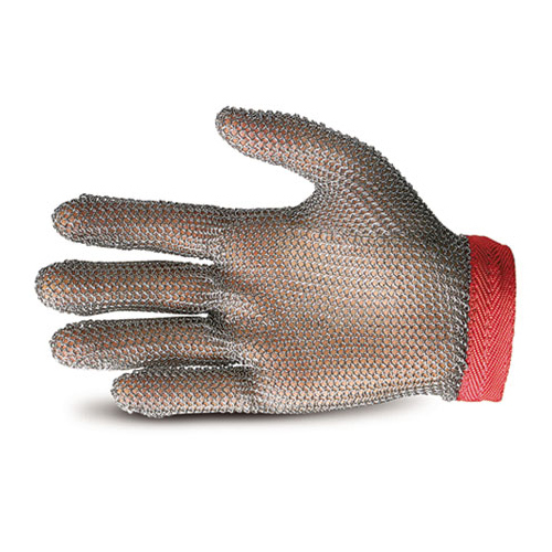 Silver Stainless Steel Chain Mail Gloves