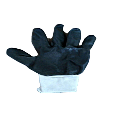 Plain Nylon Palm Coated Gloves