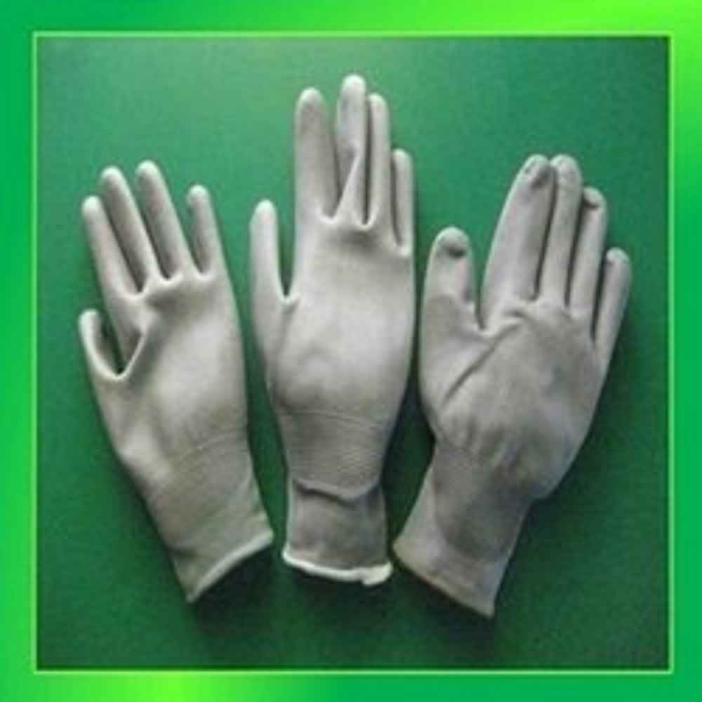Imported Plain Esd Palm Grey Glove Av027, For Industry/Material Handling/Assembly, Model Name/Number: Bosskey