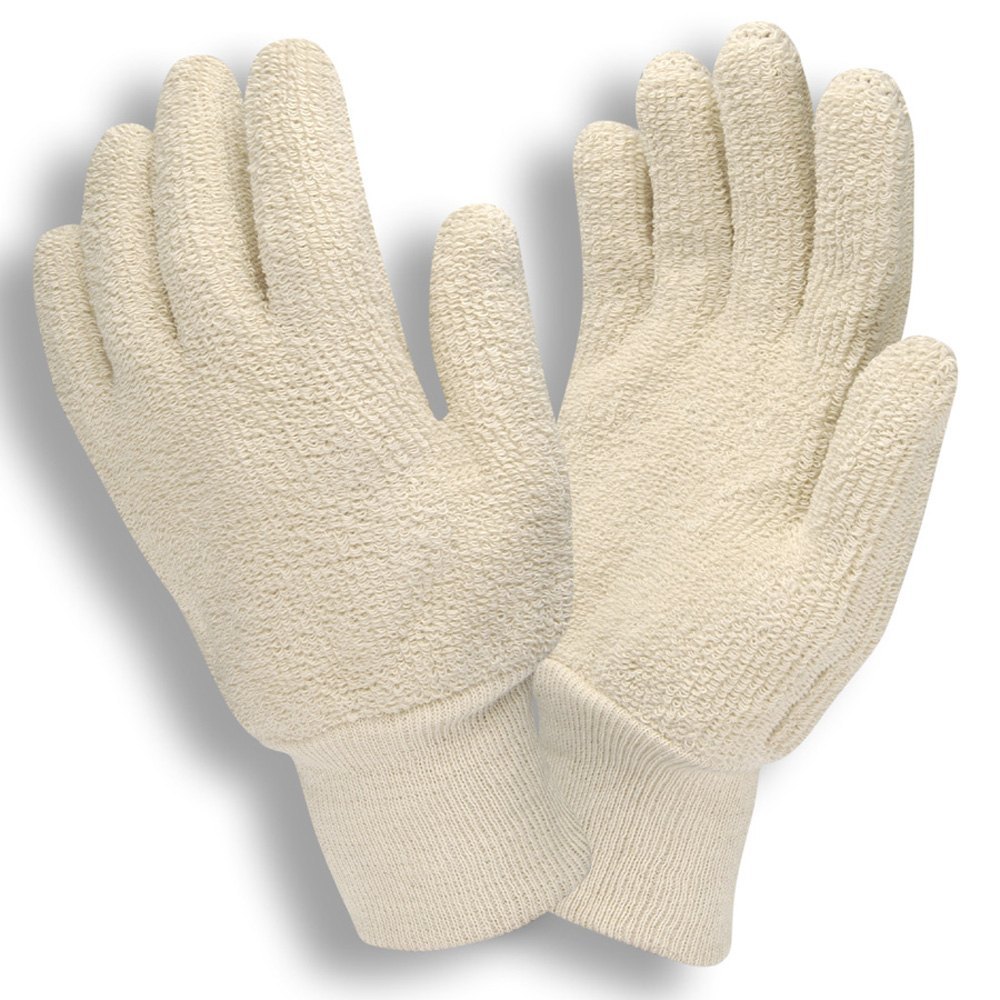 Leather(Buff/Split/Chrome) White Terry Hand Gloves