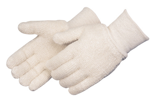 Male White Terry Glove