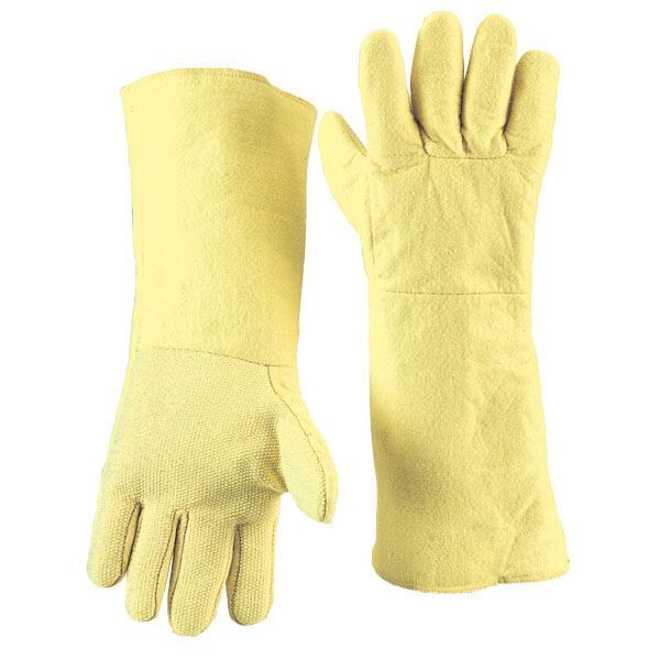 Medium Kevlar Full Heat Resistant Gloves, Cuff Length: 11-15 Inches